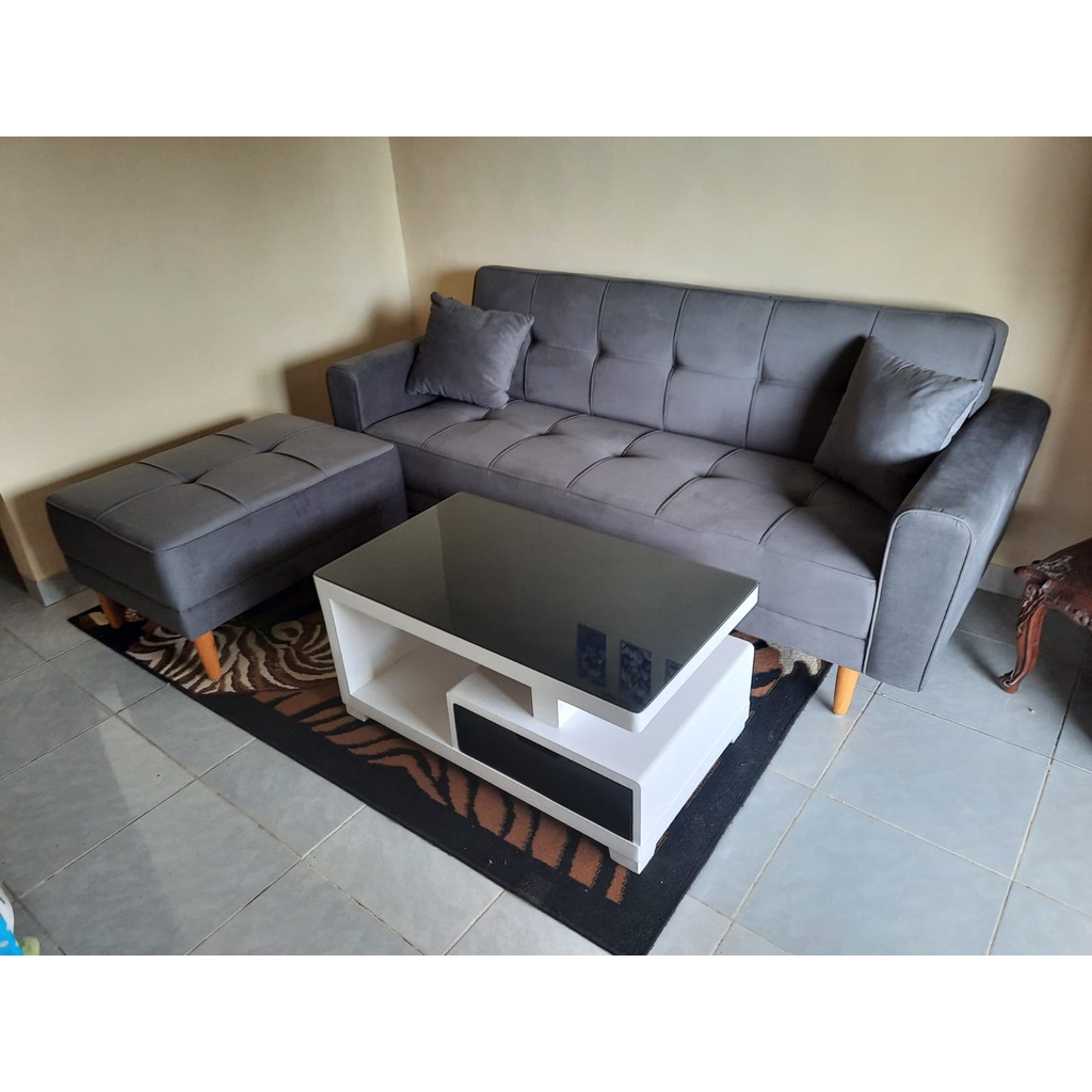 Jual BRENDA - SOFA/SOFA BED 3 SEATER RUANG TAMU MINIMALIS SET (SOFA ...