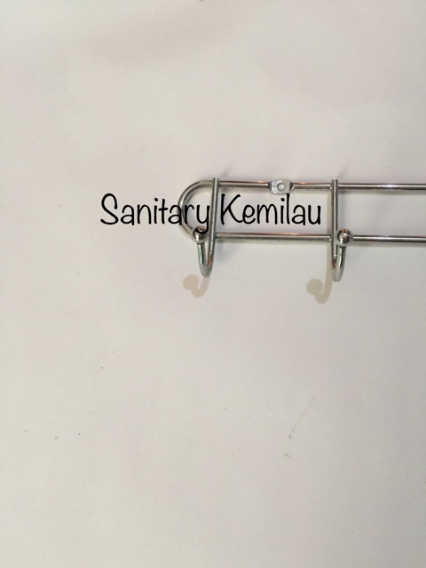 Kapstok Gantungan Hook 8 Kait - Hanger Baju Stainles - Gantungan Baju Murah