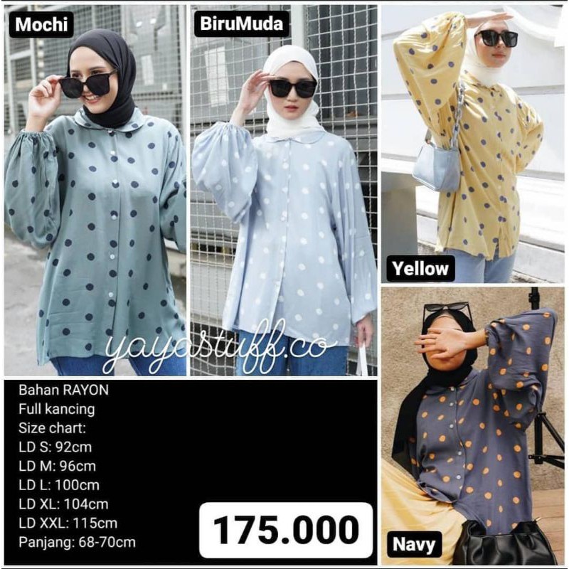 Lilo Blouse Vanilla Hijab