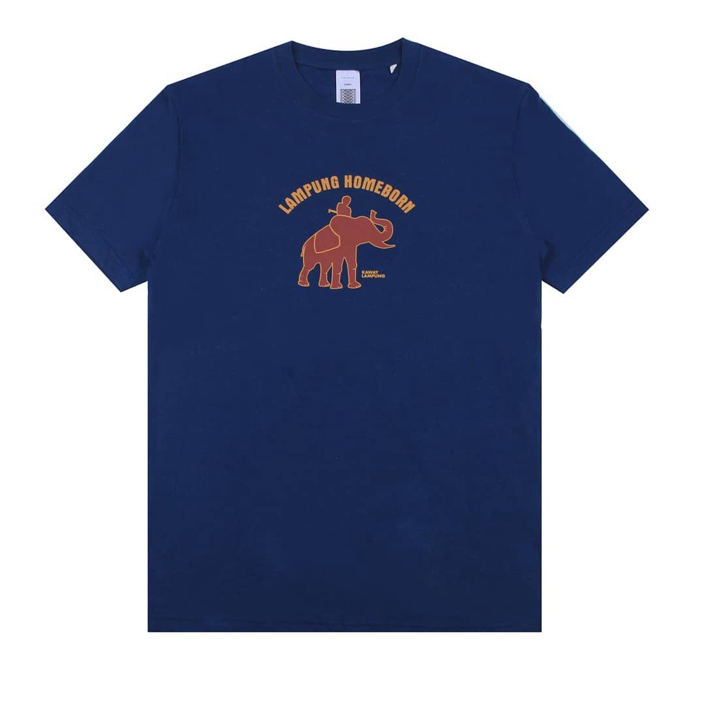 Kaway T-shirt LOG HOME NAVY