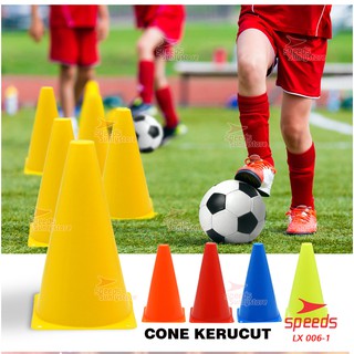 SPEEDS Cone Kerucut Marker Latihan Olahraga Futsal Sepak Bola 23cm 006-1
