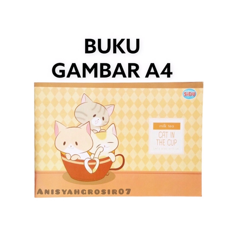 

(Satuan) Buku Gambar Sidu A4 (10 lembar)/Drawing book Sidu A4