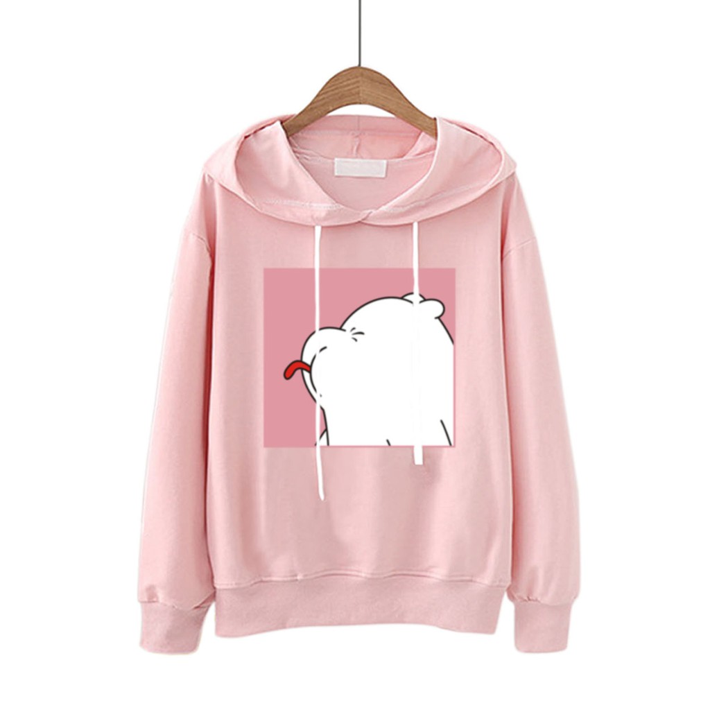 Bess - Sweater Hoodie Murah / Sweater Hoodie Wanita BEAR WK