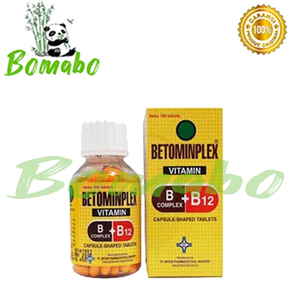 Jual BETOMINPLEX Botol Isi 100 Tablet / Multivitamin B Complex Dan B12 ...