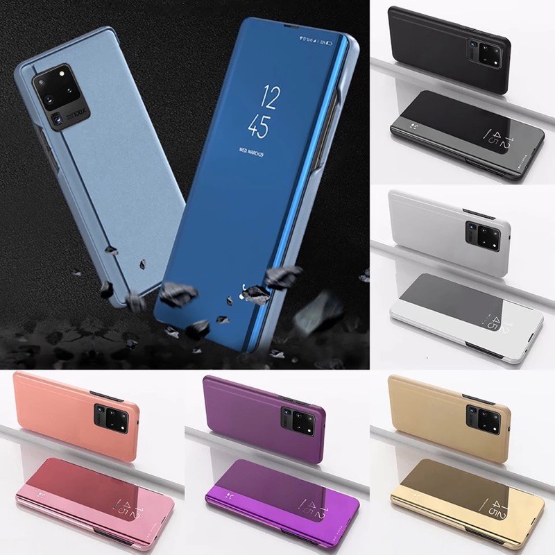 VIVO V23 5G V23E V215G V214G  V20SE V20 V19 V17 VS1PRO VZ1PRO  CLEAR VIEW  STANDING CASE CLEAR VIEW 