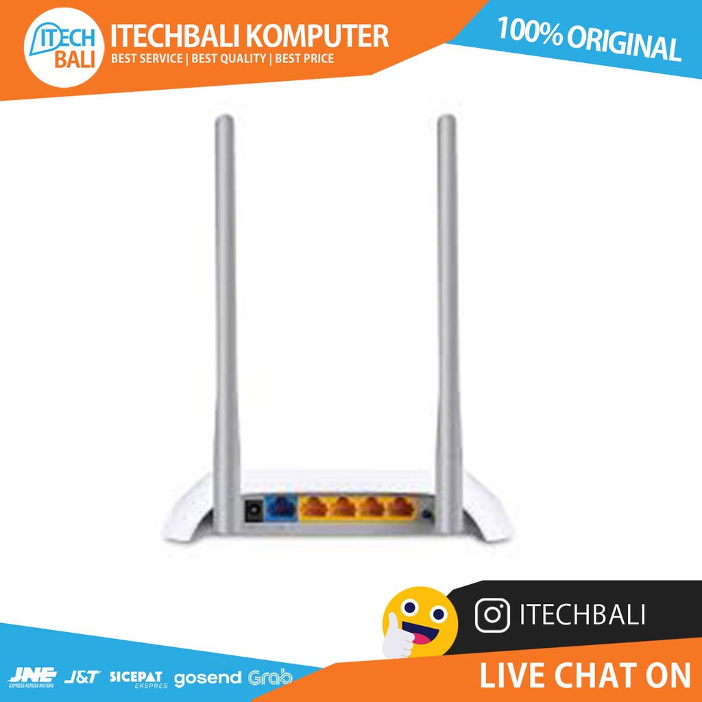 Router TP-LINK TL-WR840N 300Mbps Wireless Original | ITECHBALI