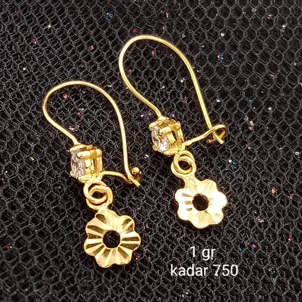 Anting Emas 17K - 1 Gr Kadar 750 - 1676