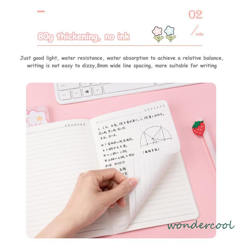 Kreatif A5 Notebook Lucu Alat Tulis Siswa Kantor Notepad-Won