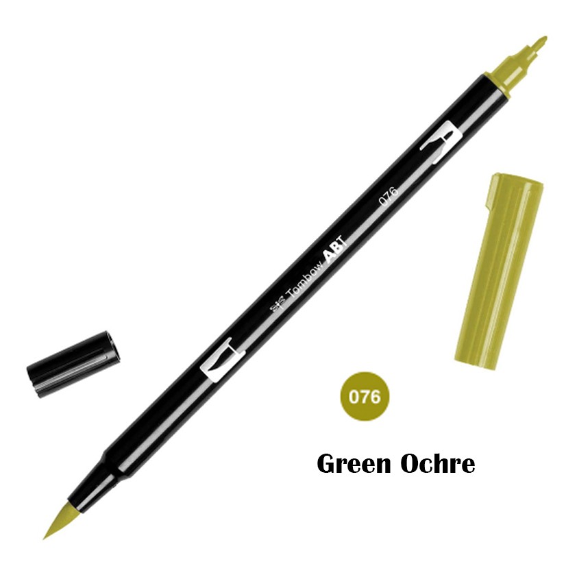 

ABT Tombow Dual Brush Pen - 076 Green Ochre
