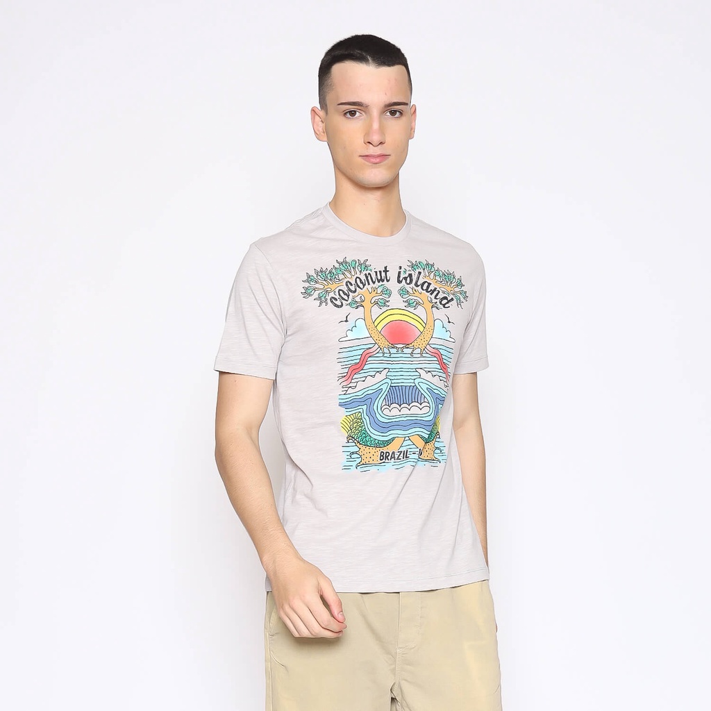 Kaos Pria Casual Coconut Island Men Easy Tee CMET312