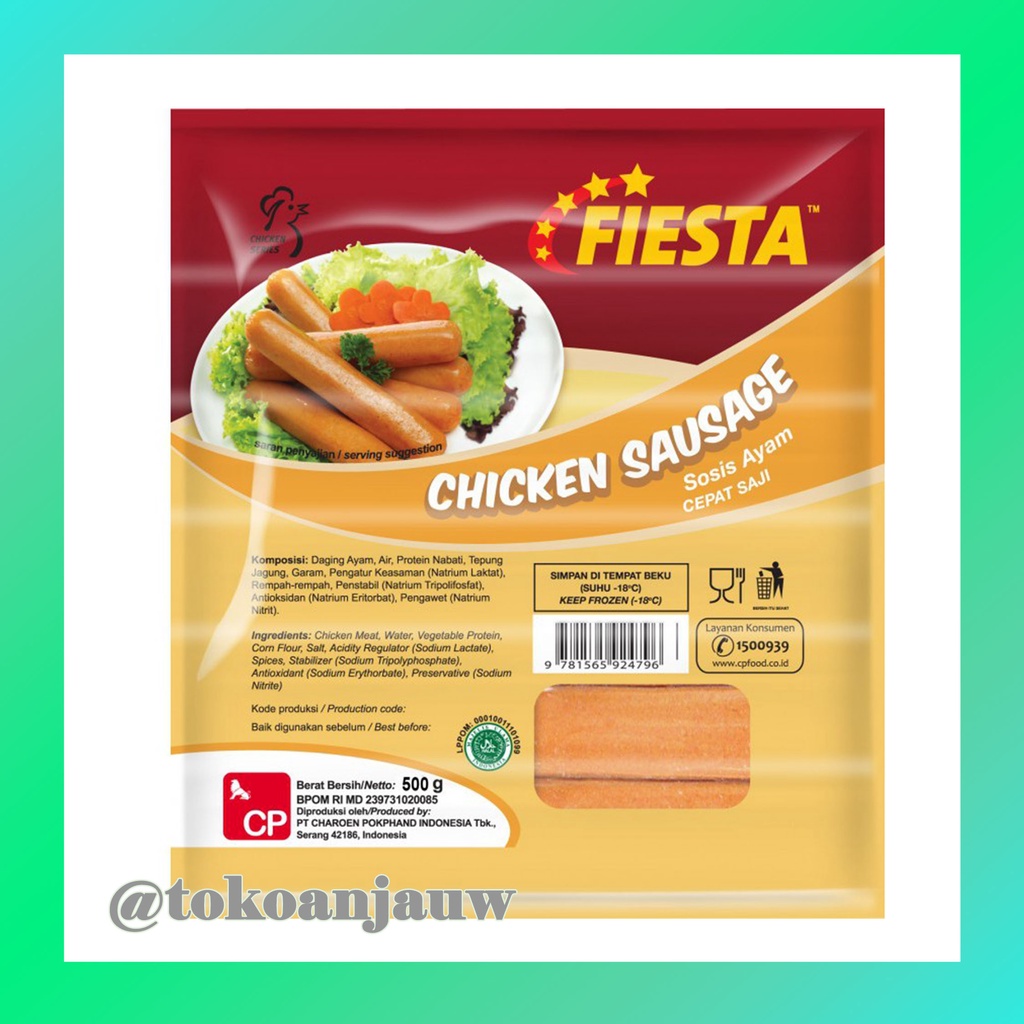 

Fiesta Sosis Ayam 500gr / Chicken Sausage