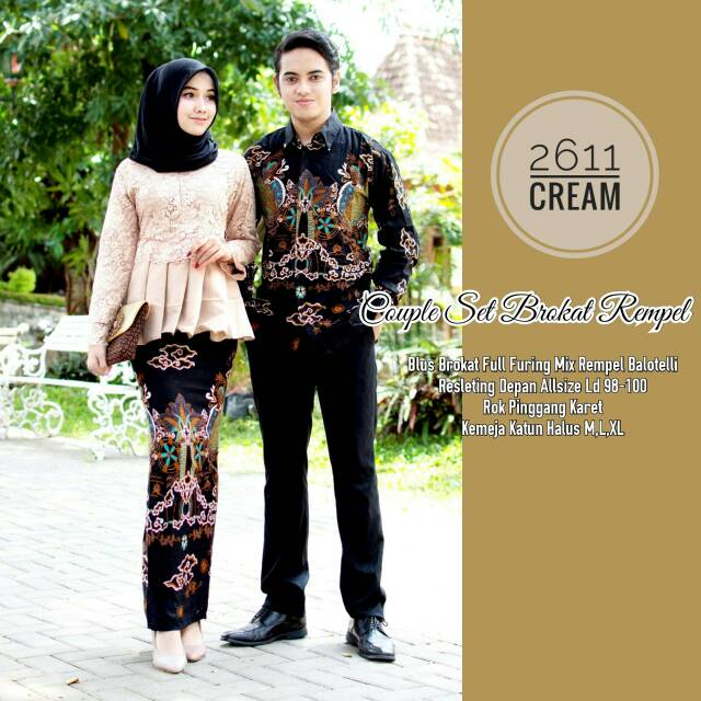 SHOPASHOP SOLO - Batik couple atasan muslim blouse wanita kebaya brokat tanah abang btc solo