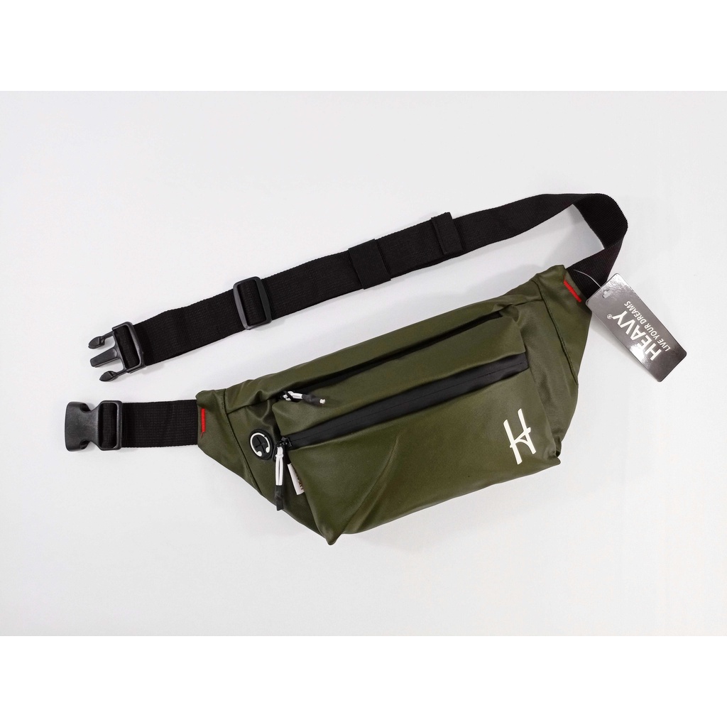 HEAVY.BAG | Waistbag Waterprooff pria / wanita | Tas pinggang Heavy | pnck-1038