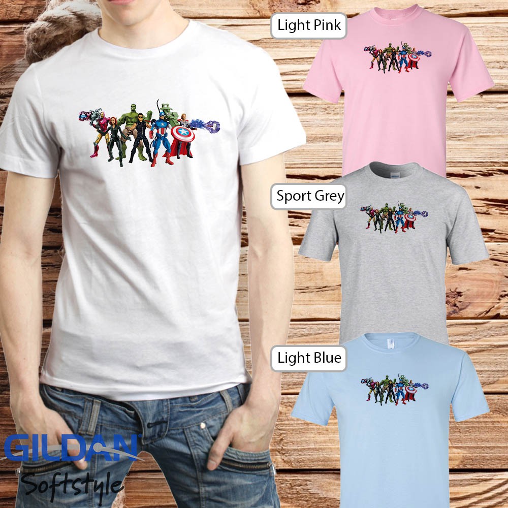 kaos anak/dewasa superhero marvel avenger 03