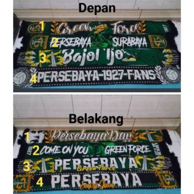 SCRAF PERSEBAYA BONEK HD SPESYAL SYAL BONEK AKSESORIS PERSEBAYA TERLARIS-1
