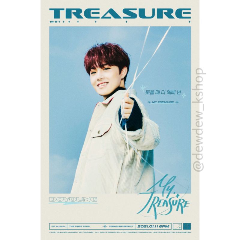 POSTER TREASURE - ‘MY TREASURE’ LYRIC POSTER <DOYOUNG>