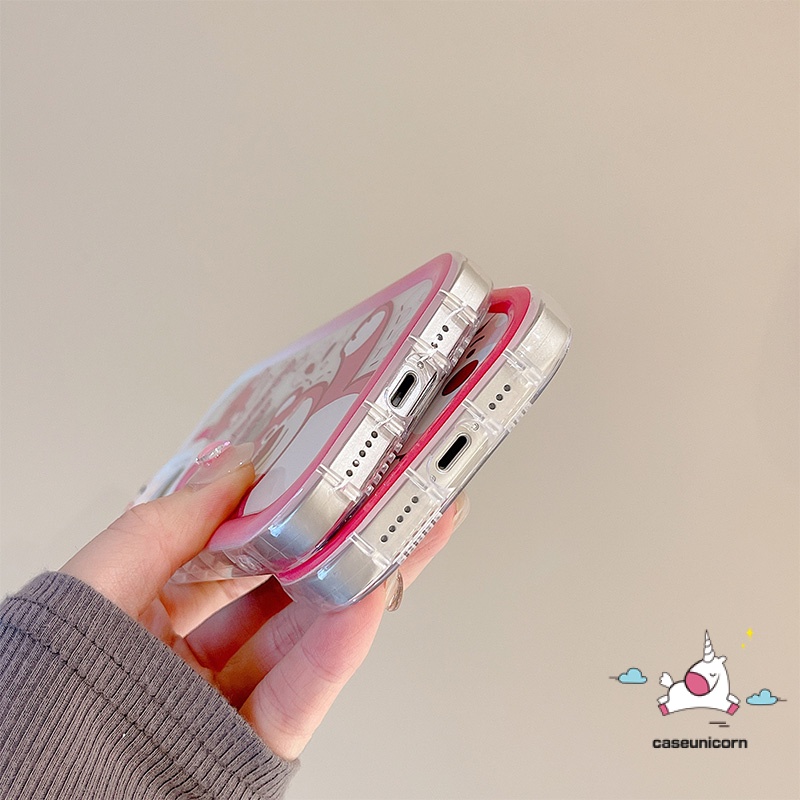 Case Desain Kartun Monster Beruang Strawberry Untuk Oppo A5s A55 A15 A57 2022 A17 A3s A12 A95 A17K A16 A5 A9 A54 A1K A53 A15s A31 A33 A7 A74 A96 A76 A16 Az A162 A9S A16