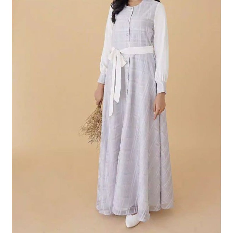 Dress By Afi / Dress Putih / Gamis Muslimah / Dress Vintage