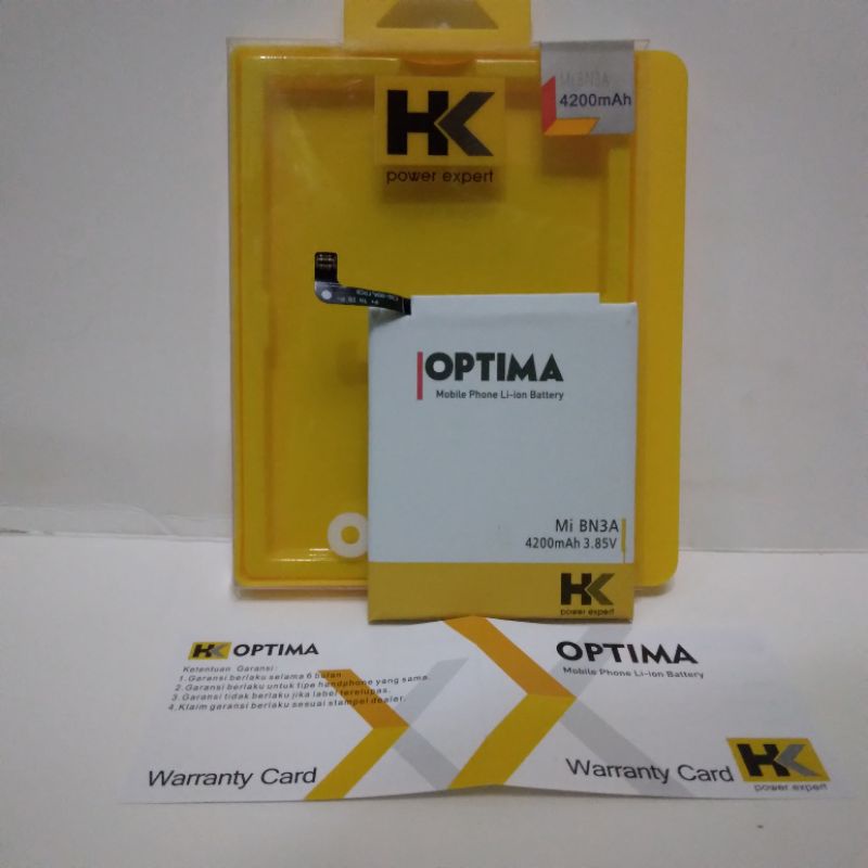 baterai  HK BN34 BATRE XIAOMI REDMI 5A BN 34 BATERAI DOUBLE POWER HK OPTIMA