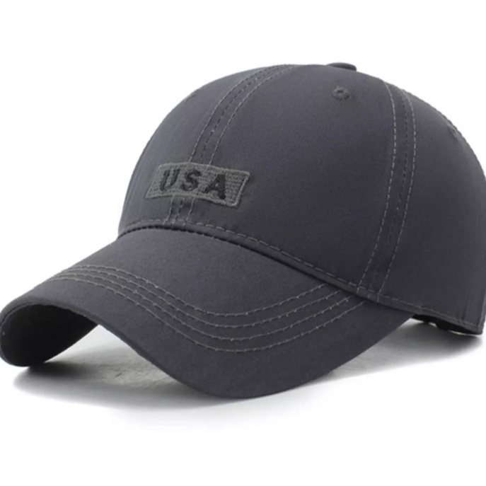 Terbaru!! Topi Baseball Cap Usa Bahan Catton Import Pria Wanita Simple Termurah