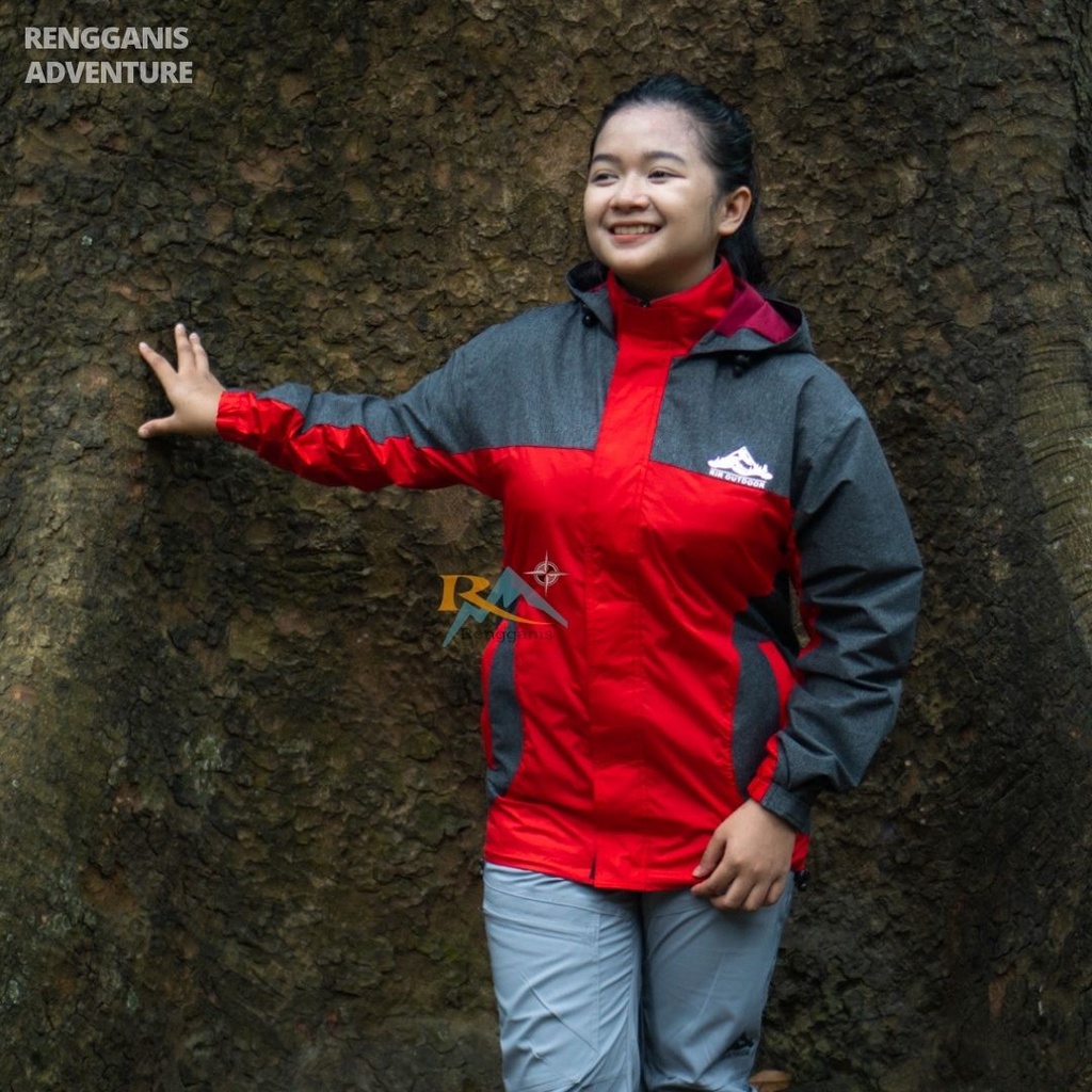 Jaket Gunung WATERPROOF RIR OUTDOOR Inner Mesh Jacket Hiking Outdoor