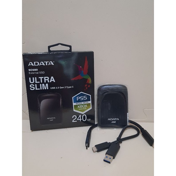 Adata External Ssd SC680 240Gb Black