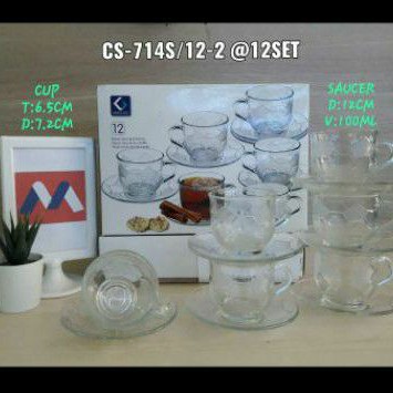 Cangkir Set Kaca