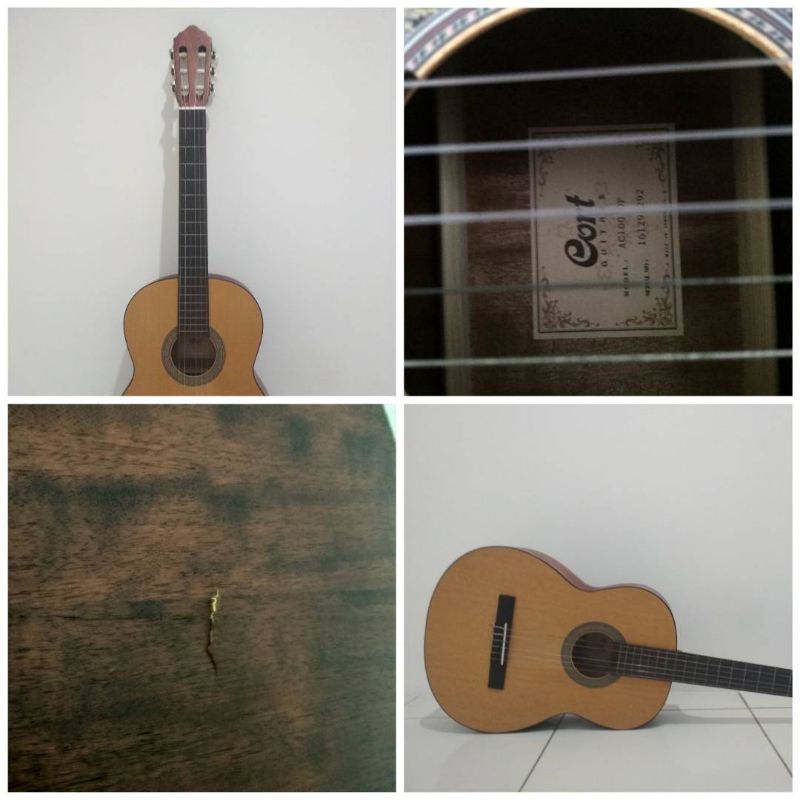 Gitar Cort AC-100-OP - Cort AC100 OP Classic Guitar Bekas Masih Bagus