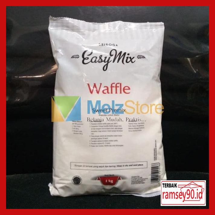 

Rytdhy- Tepung Premix Sriboga Easymix Waffle 1Kg 7Utu7T-