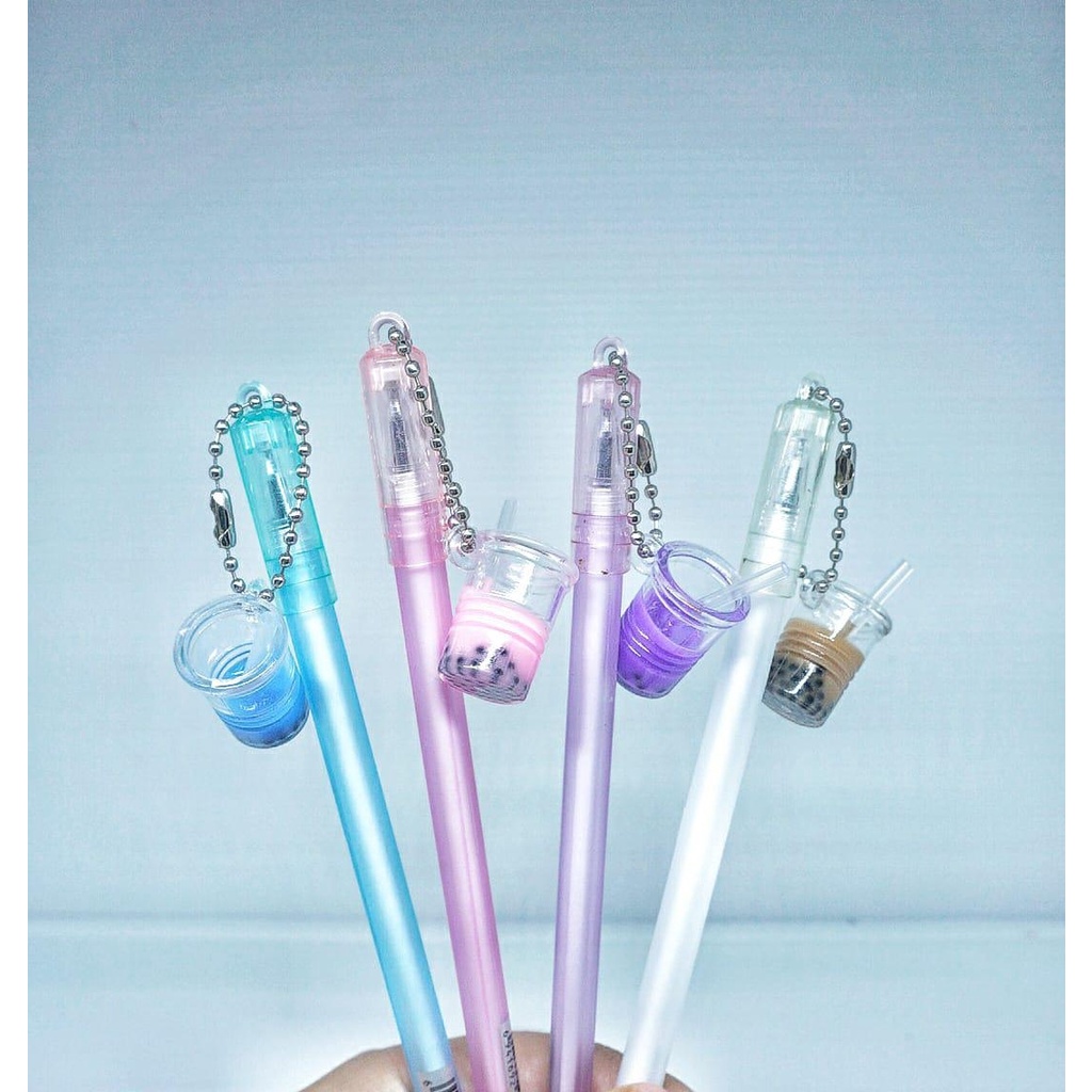

PULPEN BOBA PENA BUBBLE TEA PEN GEL TINTA MURAH READY GROSIR COD