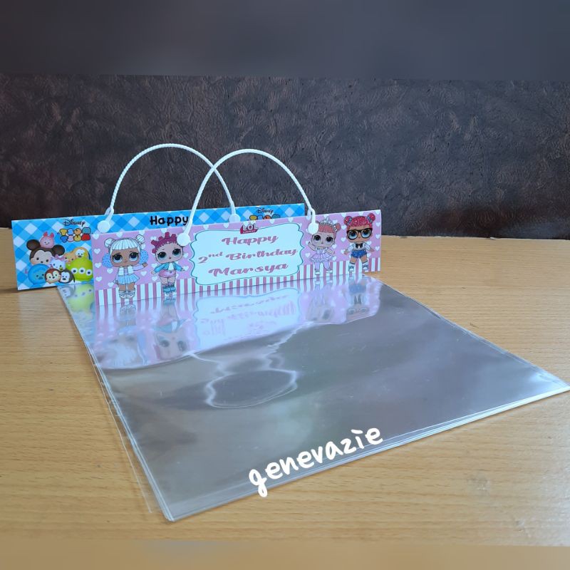 

Label snack ulang tahun custom/Plastik snack ultah/Goodie bag ultah