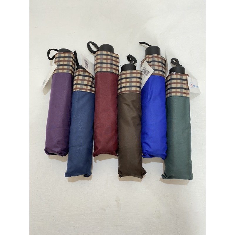 Payung Lipat 3 10 jari burberry