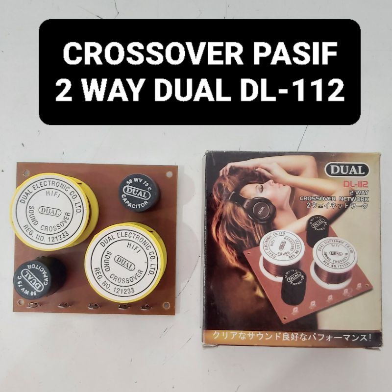 Kit Crossover 2 Way DUAL DL 122 Cross over Pasif