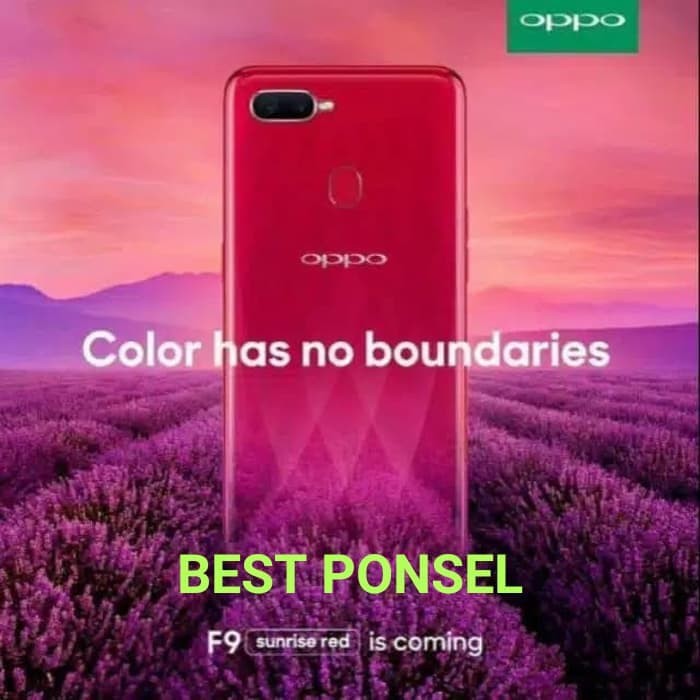 Ready Oppo F9 Ram 4gb 64gb Garansi Resmi Oppo Indonesia 1 Tahun