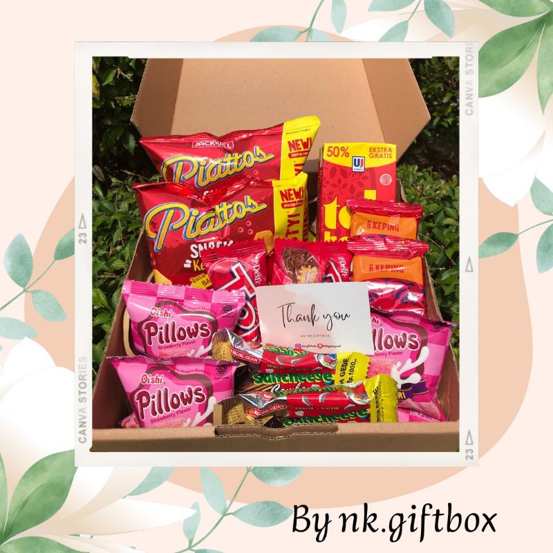 

GIFT BOX SNACK DAN BARANG (MIX)