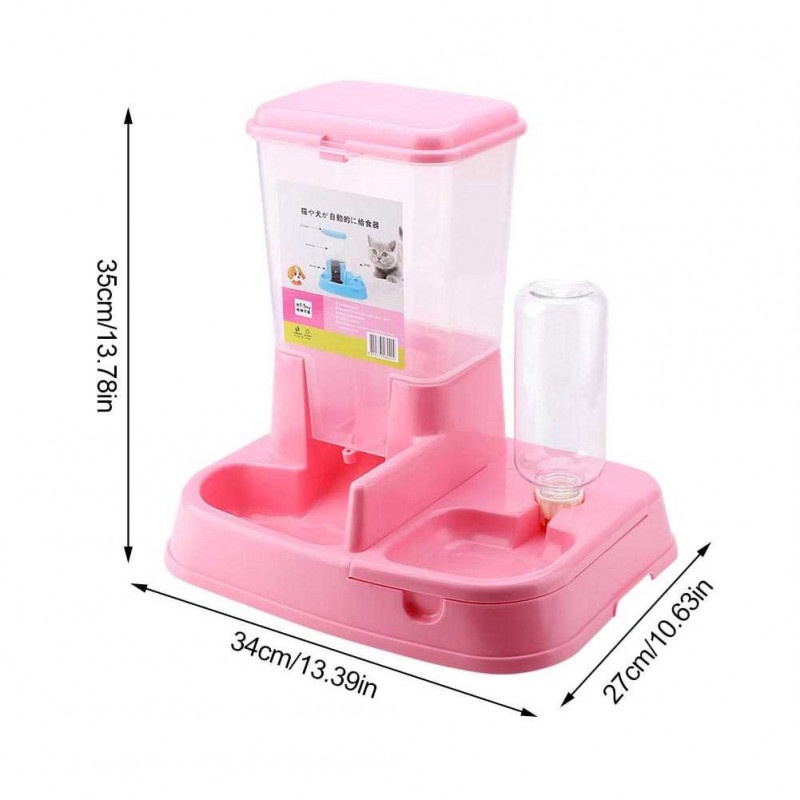 Pet Food Dispenser Tempat Makan Minum Anjing Kucing Peliharaan