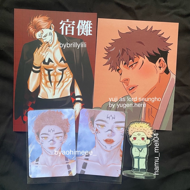 (BOOKED) fanmerch sukuna