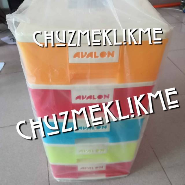 Laci Avalon susun 5 (bisa A4,F4)/Container laci Avalon susun 5