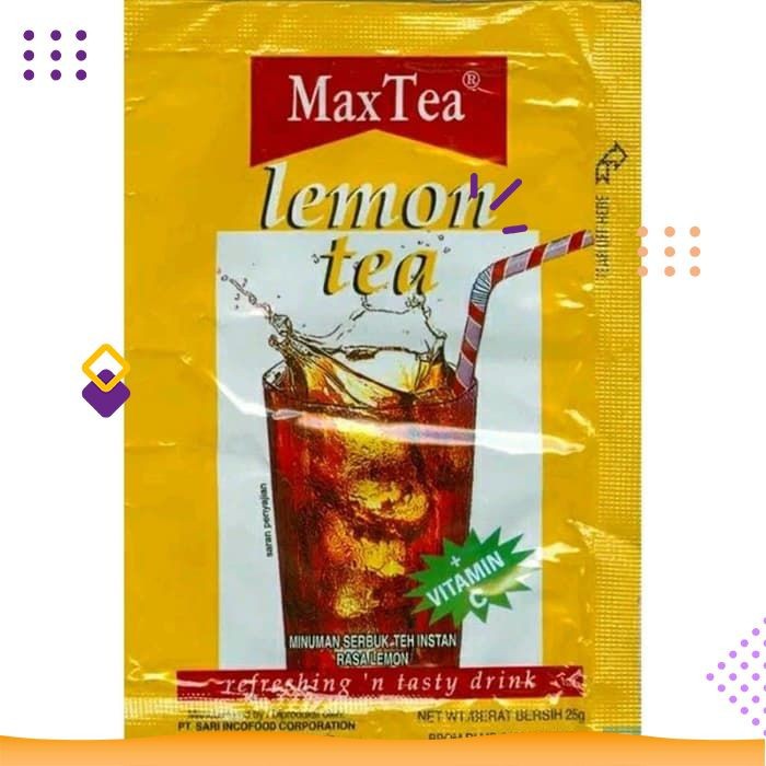 

Max tea Lemon Tea 10 sachet (@25gr)