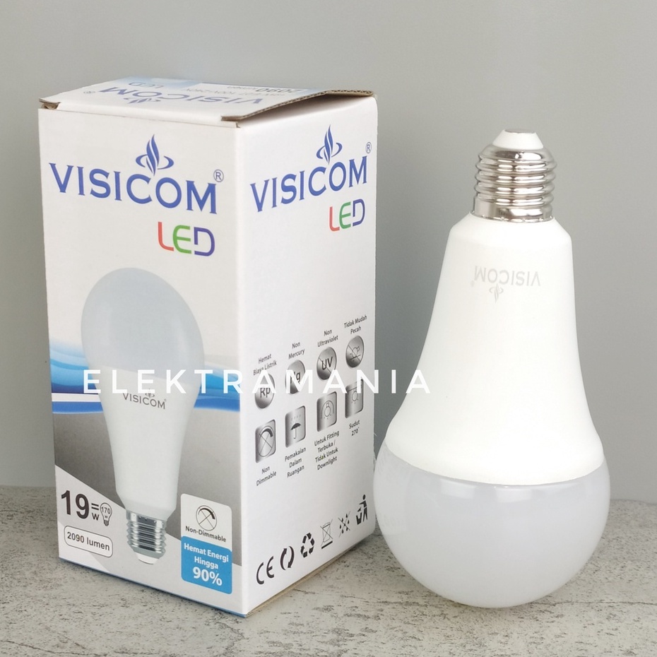 Bola Lampu / Bohlam / Bulb New HB VISICOM LED 19-Watt
