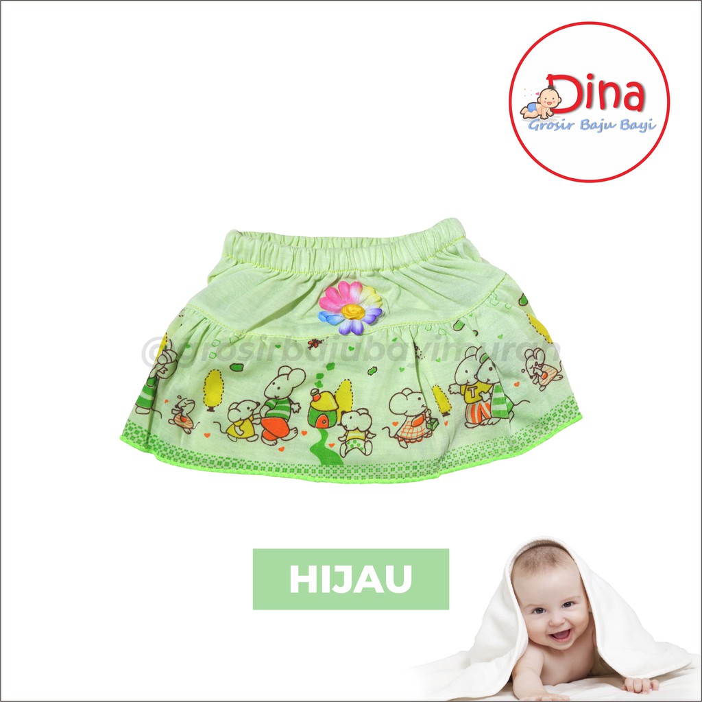 rok celana bayi warna BUNGA (3-9 bulan)