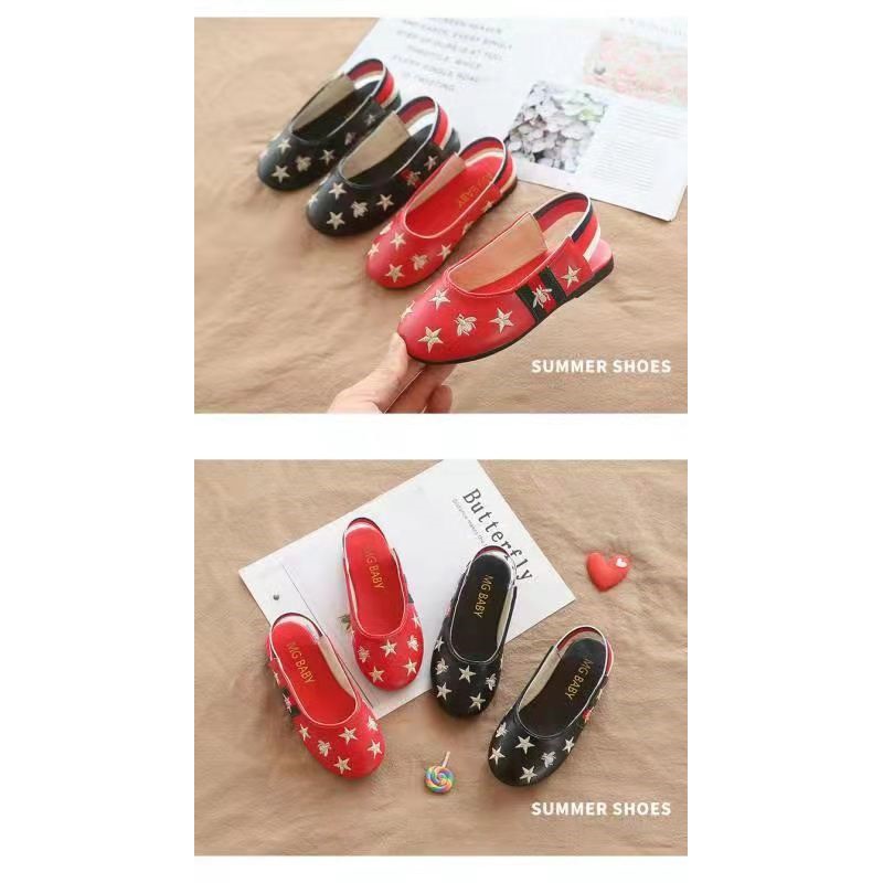 (LOLI-JKT)SP-925 SEPATU CEWEK ANAK CEWEK BORDIR/FLATSHOES ANAK CEWEK 31-35