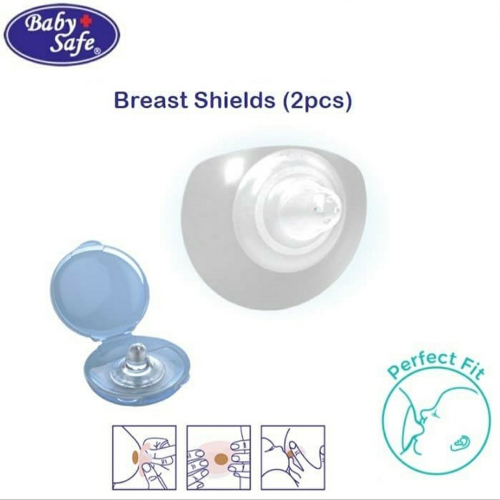 BABYSAFE Nipple Shield Pelindung Puting Penyambung Puting Baby Safe