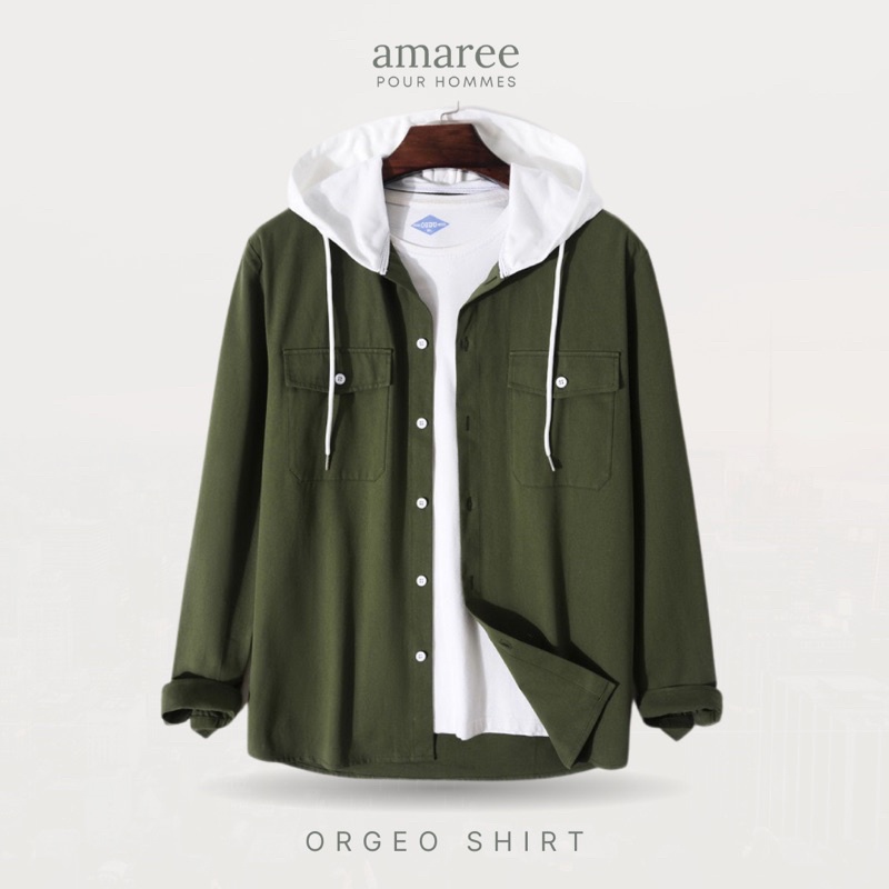 Orgeo Hoodie Shirt Amaree Hommes
