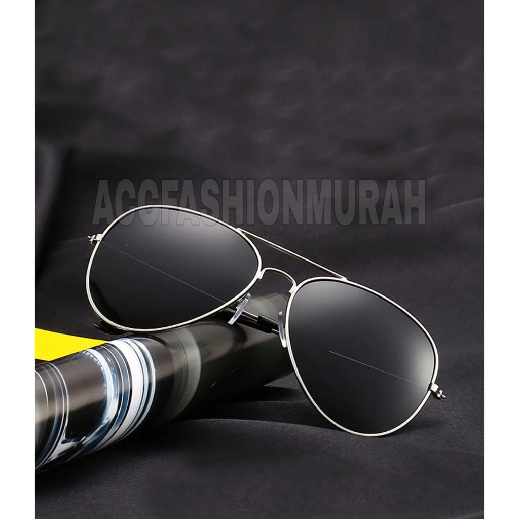 Kacamata Fashion Unisex EG12 Bahan Metal Kacamata Matahari Import