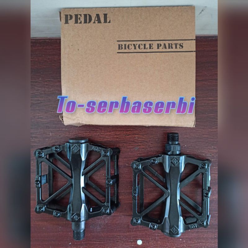 pedal sepeda bearing mtb lipat minion bearing double hitam sepeda pedal