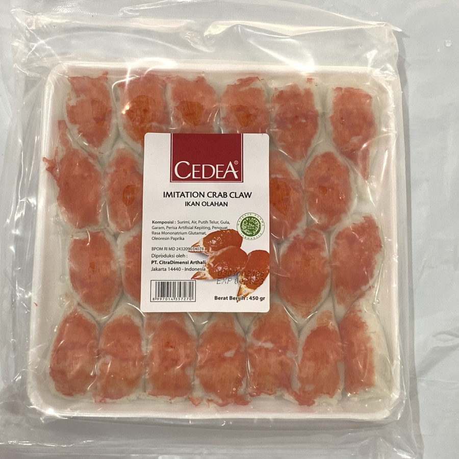 Cedea Crab Claw 450gr STS Frozen