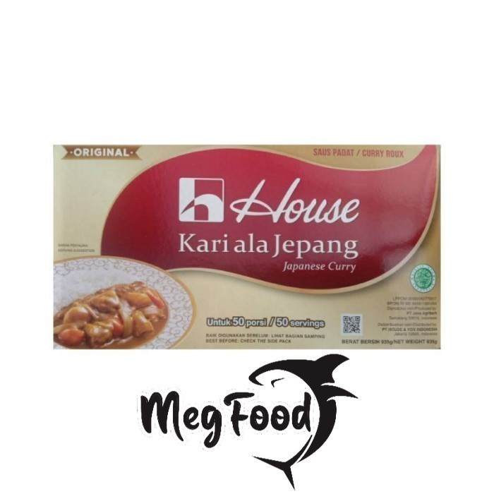 

House Kari Ala Jepang Halal / Saus Padat Curry 935 gram 50 Porsi