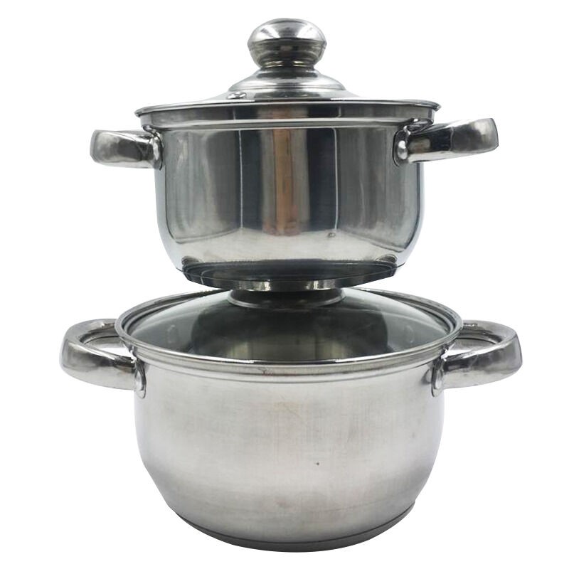 BISTRO BO 1604 SS 2SET PANCI STAINLESS (16cm, 18cm) Silver