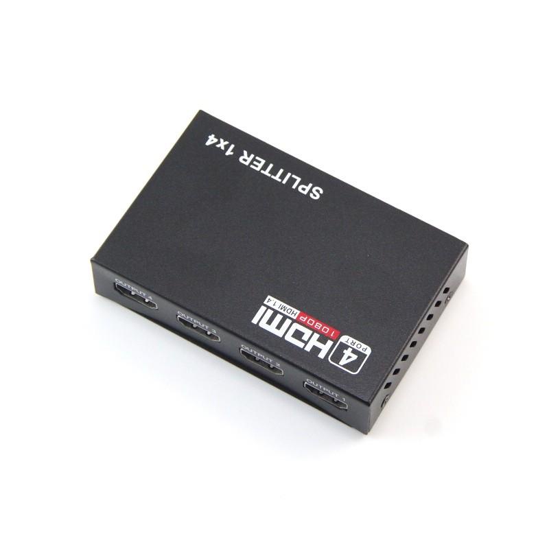 HDMI SPLITTER 1-4 | SUPPORT FULL HD 1080P | CONVERTER HADMI SPLITTER 1 INPUT 4 OUTPUT SUPPORT VIDEO 3D - TEKNO KITA